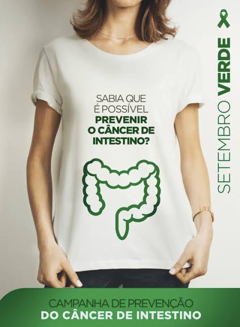 SETEMBRO VERDE - CAMPANHA DE PREVENÇÃO DO CÂNCER DE INTESTINO