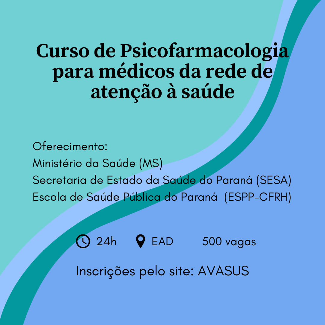 Curso de Psicofarmacologia para médicos